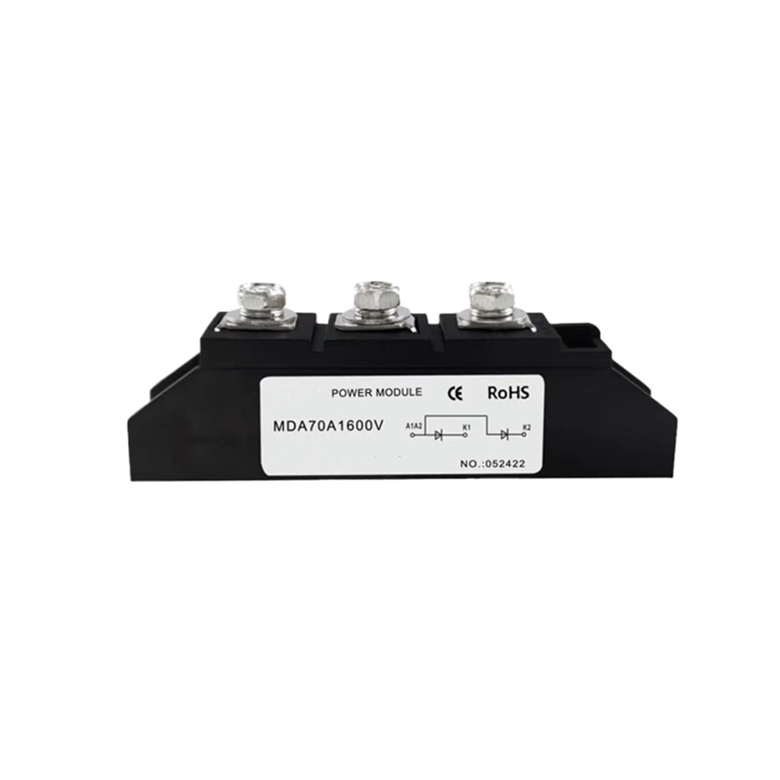 Diode anti-retour MDA160A bloquant la tension inverse de 1600V en sortie double