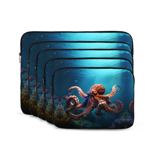 Funda para Laptop Mujer Animal Océano Pulpo 10 Pulgadas miniatura 4
