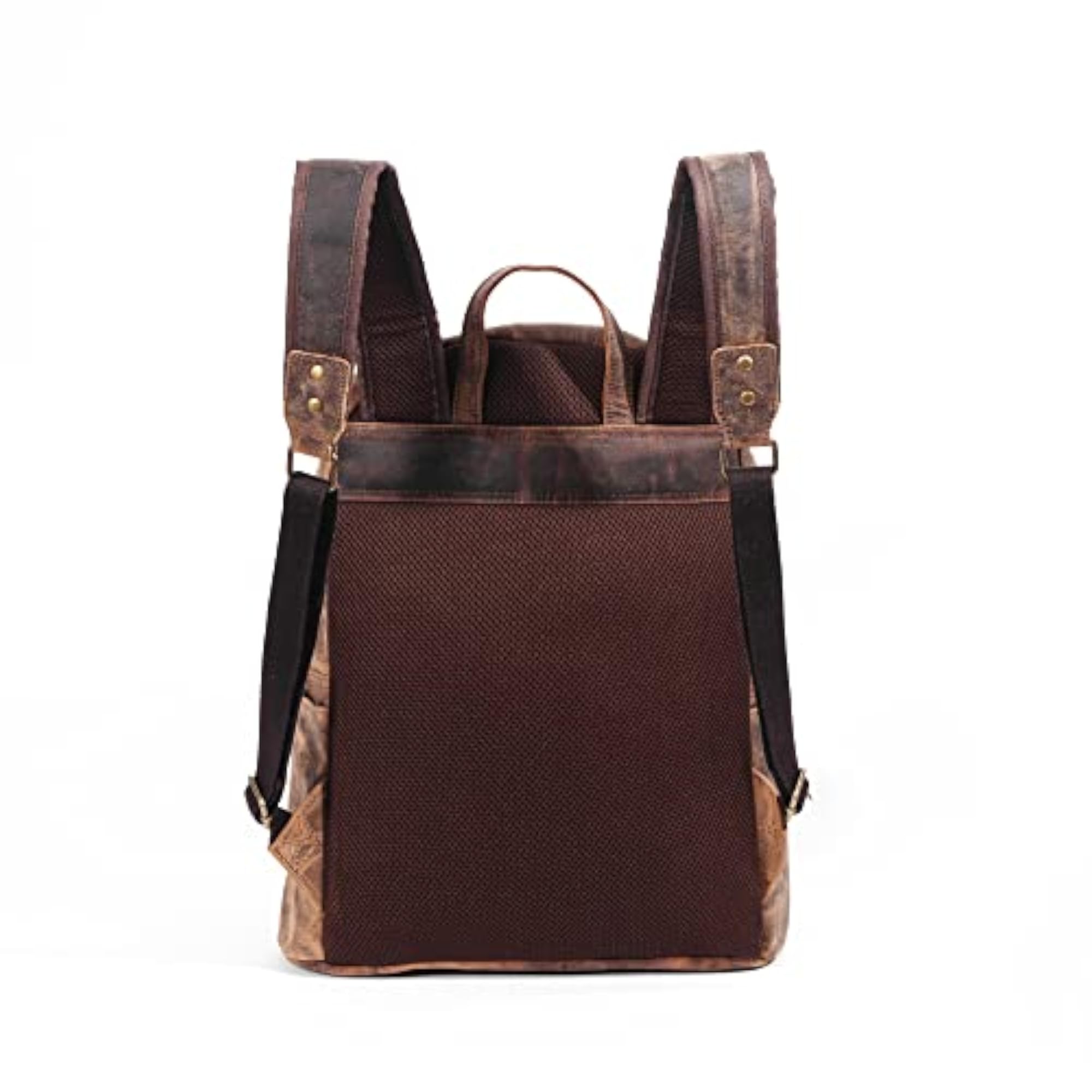 Vintage Genuine Buffalo Leather Backpack