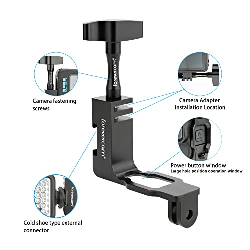 Forevercam Aluminum 90° Vertical Elbow Mount Adapter Compatible for Gopro Hero Hero 13/12/11/10/9, Black - Image 4