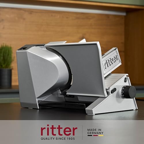Foto von ritter Allesschneider contura 3 schwarz, elektrischer Allesschneider mit ECO-Motor, made in Germany