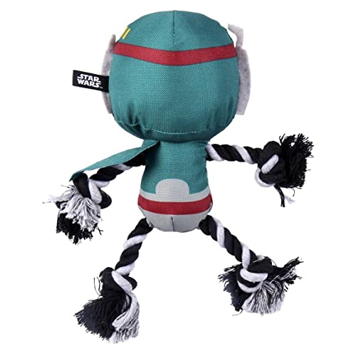 CERDÁ LIFE'S LITTLE MOMENTS - Boba Fett Dental Hundespielzeug Kuscheltier Star Wars offizielle Lizenz