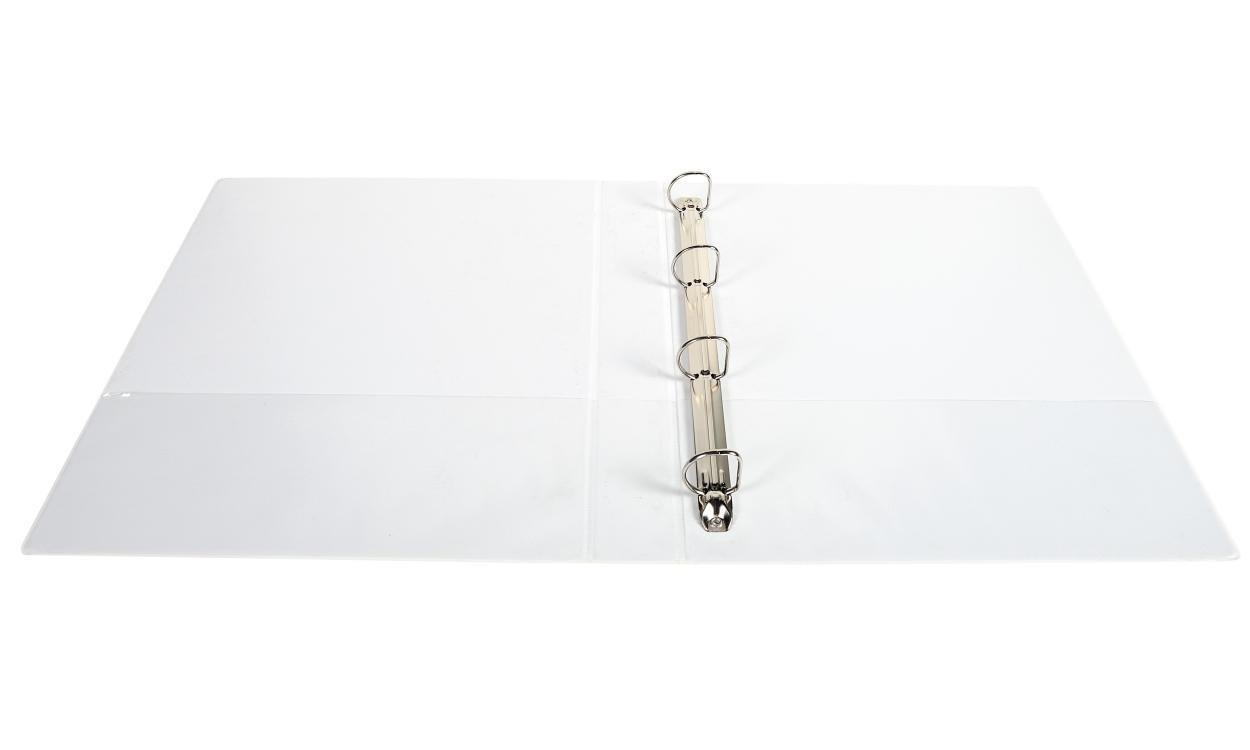 Exacompta Segregator Kreacover A4 Maxi 4 Ax, średnica 25 mm, grzbiet 47 mm, biały, 10 sztuk