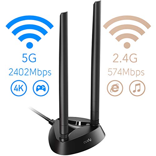 Cudy 2023 New Ax5400 Wifi 6E Pcie Card, Bluetooth 5.2 Pcie Adapter, Ax210 Inside,Tri Band Wireless Adapter, Bluetooth 5.2, Low-Profile Bracket, Wpa3, Mu-Mimo, Ofdma, Heat Sink, Windows 11, 10, We4000 #TOP6