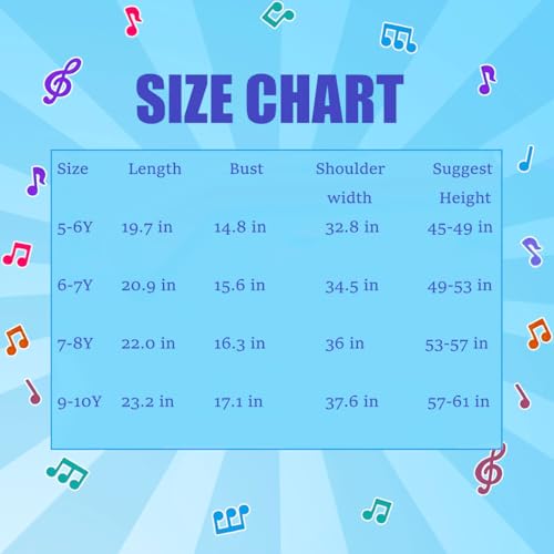 Shirts Tshirts for Kids Boys Music Game Fashion Teeshirt 5-10 Years4
