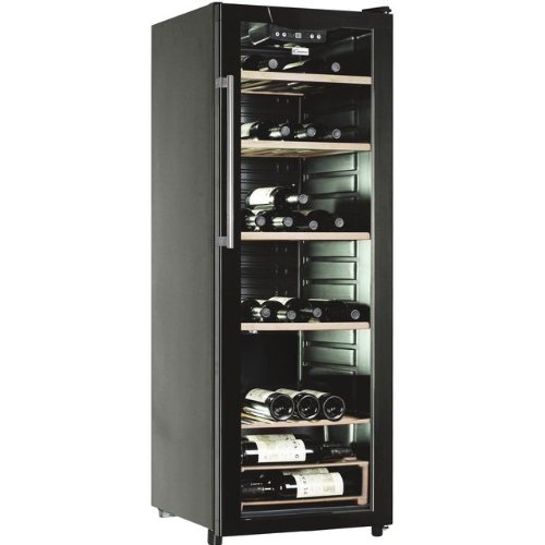 Candy CCV 1420 GL Cantina Vino Libera Installazione, Capacità di 70 Bottiglie da 0,75 L, Nero