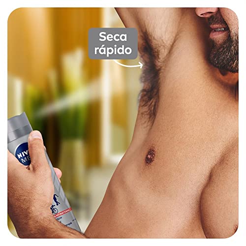 Desodorante Antitranspirante Aerosol NIVEA Men Silver Protect 150ml, Nivea, Branco