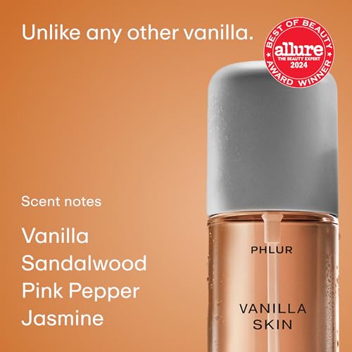 Image of PHLUR Paradise Skin Hair and Body Mist Set ($78 Value) | Travel Size Fragrance Trio Gift Set (3 x 3 fl oz), Includes Peach, Beach Skin and Vanilla Skin