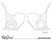 Retro Manufacturing Kick Panels with Standard Speakers KPC236872A-62