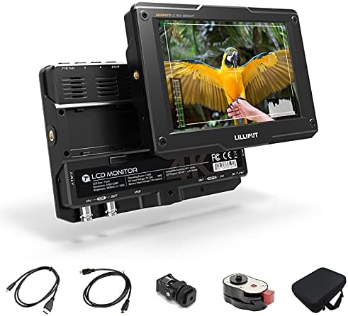 LILLIPUT H7S 7 Inch 1800 Nits High Brightness SDI 4K HDMI Input Tally Field Monitor DSLR On-Camera HDR Video Monitor