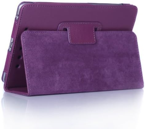 Supcase Google Nexus 7 Tablet Slim Fit Leather Case (Purple) with Stand-Black, Sapphire Blue, Green, Purple, Light Blue, Deep Pink, Deep Blue, Red, Pink, Yellow, White