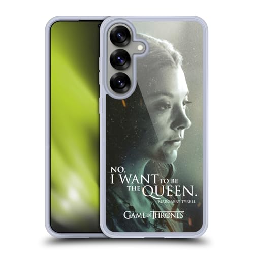 Head Case Designs Officially Licensed HBO Game of Thrones Margaery Tyrell Character Portraits Gel Case [Military Grade Protection] Compatible with Samsung Galaxy S25+ and Compatible with MagSafe