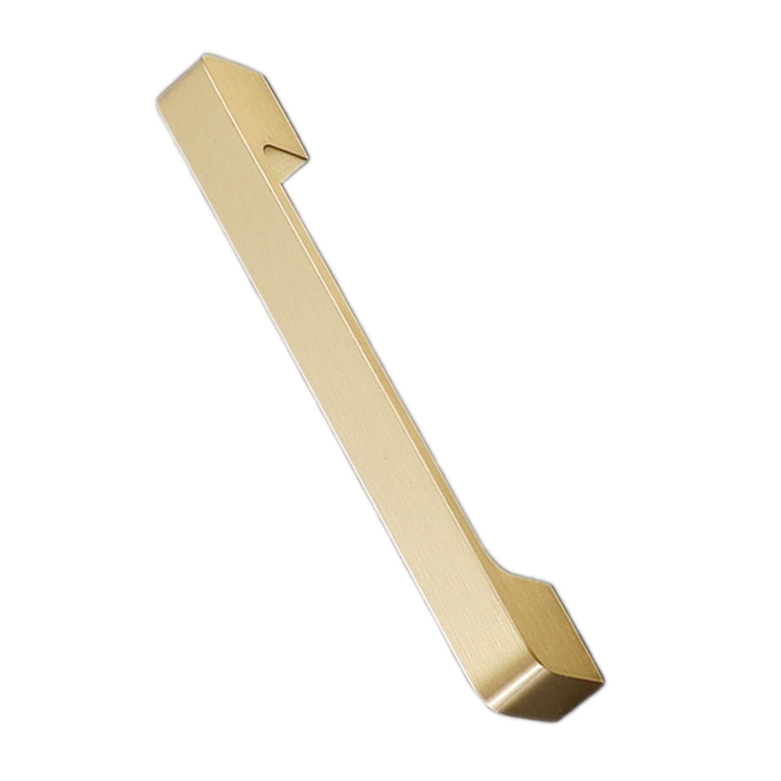 Msioytog Brass Cabinet Knob Drawer Pulls Long Square Furniture Decorative Handle for Kitchen Cupboard Wardrobe Brass Cabinet Pull and Knob