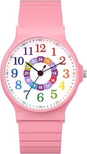 SOCICO Kids Analog Watch Boys Girls, Thin Dial 30M Waterproof Camouflage Sports Watch, Easy to Read Children's Wrist Watches with Soft Band for Ages 5-15 Kids Great Birthday Gifts Christmas Day