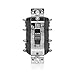 Leviton MS302-DSS 30 Amp, 600 Volt, Double-Pole, Single Phase AC Motor Starter, Suitable as Motor Disconnect, Short Toggle, Industrial Grade, Non-Grounding, Black
