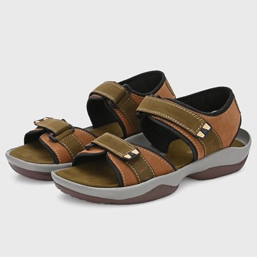 Image of Centrino Sandals for Men | Stylish Men's Casual Sandal for Office & Travel | Comfortable Sandals with Grip Insole & Quality (8140)