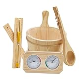 Gralara Sauna Zubehörset, 4 Liter Eimer, Vielseitig Einsetzbar für Schwimmbad, Badezimmer Und Spa