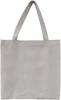 12 Sacolas Ecológicas - Algodão Cru (Ecobag) 28x28cm Alça Translaçado 50cm (largura X Altura)