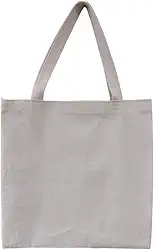 12 Sacolas Ecológicas - Algodão Cru (Ecobag) 28x28cm Alça Translaçado 50cm (largura X Altura)