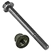 Caltric M10 X 1.25 Hex Flanged Screw Bolt with Nut compatible with Polaris 7518560 7519043 7547333