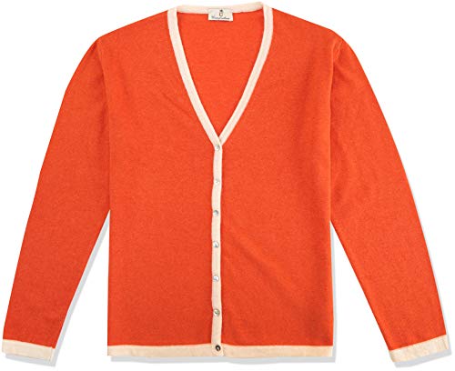 Conte of Cashmere CNCH-3142_78__00, Suéter Para Mujer, Multicolore (Paprika_Ecru), Medium