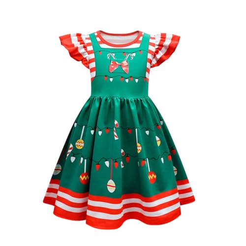 Letushy Christmas Dresses for Kids Girls Casual School Outfits, 3-12Y