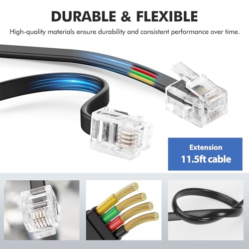 NAPHYLAIFA Universal Bass Knob Control for Car Amplifier, Bass Volume Knob with 4-Pin Extension Cable. - Thumbnail 2