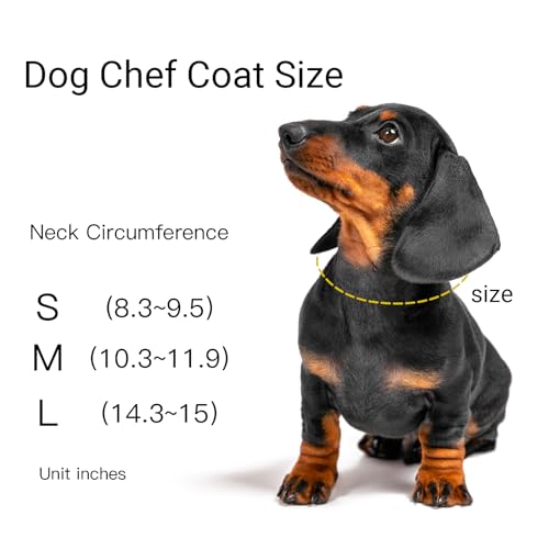 Sombrero de Chef Personalizado para Perro Bordado miniatura 3