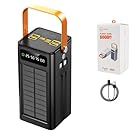 Power Bank Solar 50.000mah Power Bank Solar 20.000mah (Branco, 20.000, Amperes Horas)