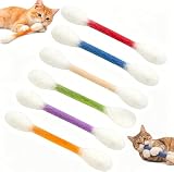 Yizemay Katzenminze Katzenspielzeug, 6 Stück Spielzeug Katze Große Baumwoll Qtips Katzenminze Spielzeuge, Kicker Katzenspielzeug Set Langlebige Kauseile für Große Kätzchen zahnärztliche.