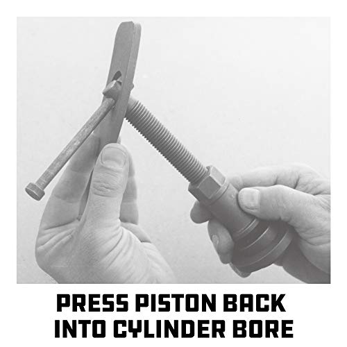 Powerbuilt Master Disc Brake Service Set, Vehicle Brake Caliper Wind Back Tool For Cars, Trucks, Piston Compression 30 Piece -648622 #TOP4