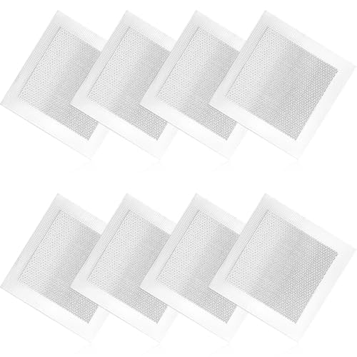 VEOIRXU Kit de Reparación de Paneles de Yeso, 10 x 10cm Autoadhesivo Kit de Reparación de Parches de Paneles de Yeso para Reparación de Paredes Rotas o Relleno de Techo