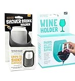 30 Watt The Original SUDSKI Beer Holder & Wine Holder | Portable Shower Drink Cup Holder for All...