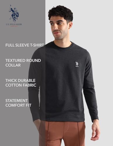 Image of U.S. Polo ASSN. Mens OEE05 Pure Cotton Oversized Lounge T-Shirt
