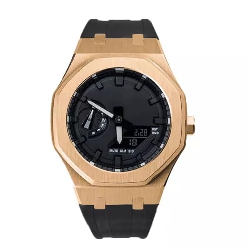�J�X�^�� G-shock�p�݊��� for �W�[�V���b�N�p GA-2100 GA-2110�p �J�V�I�[�N �ŐV�^ �X�e�����X �P�[�X ���o�[ �x���g/GSKC-1-C/���[�Y�S�[���h/���o�[