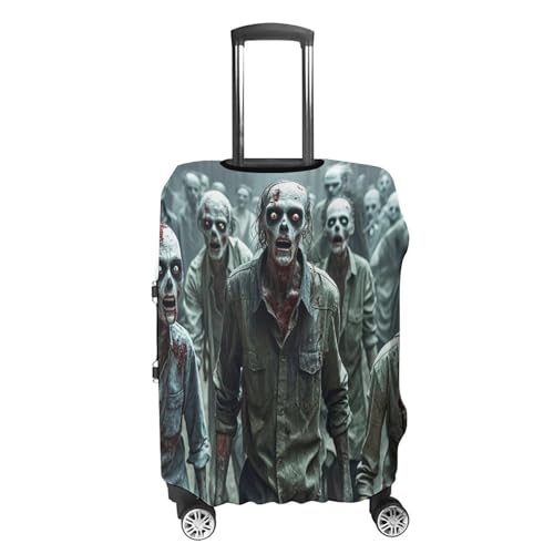 Many Zombie Travel Luggage Cover Washable Anti-scratch Suitcase Protector Dustproof Protective Cover Case for Wheeled Luggage Fits 19-32 Inch Luggage4