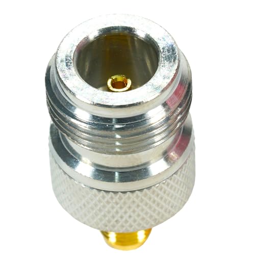 Fohevers 2 Pcs N Female Jack to SMA Female Adapter Coaxial Connector for RF WiFi Antenna Extension Cable Telecom Broadcast Radios Wi-Fi - Image 3