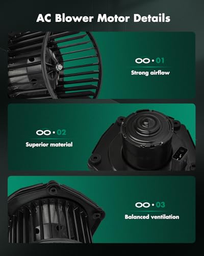 Image of SCITOO HVAC Heater Blower Motor Front Fit For Buick,For Cadillac,For Oldsmobile,For Pontiac Models - For 60 Special,For 88,For 98,For LSS,For Park Avenue,For Regency Replacement For # 700079