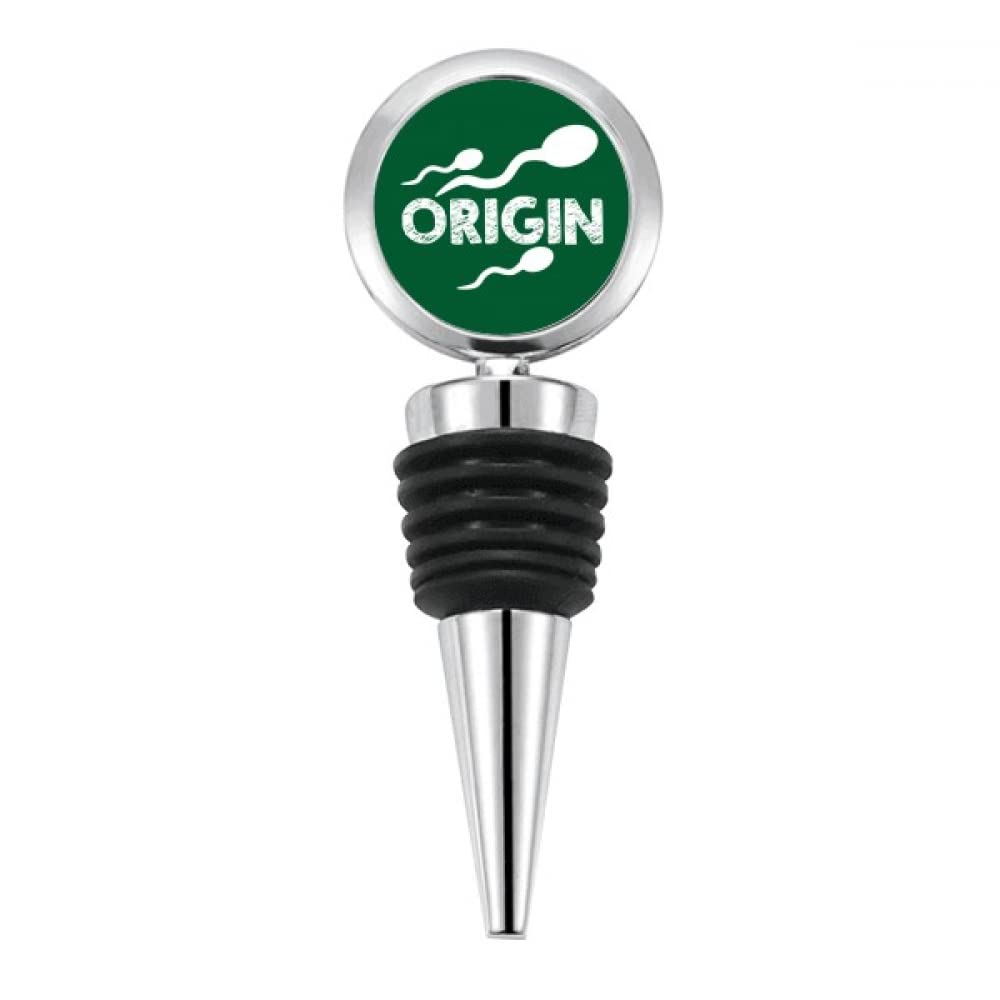 no/no Origin Male Medicine Bottle Stopper Stainless Steel Rubber Reusable