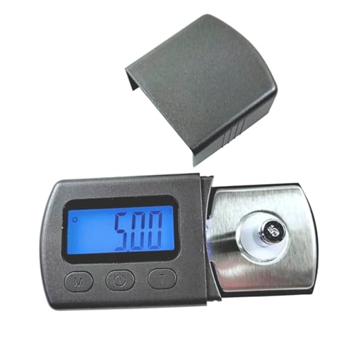 Cabilock balanza de joyería tocadiscos indicador de lápiz óptico digital calibre de la aguja manómetro pantalla lcd power supply balanza de diamantes báscula de retroiluminación lcd Black