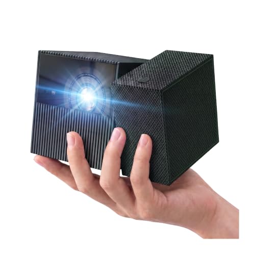 TCL PlayCube 1080P FHD DLP Projector, Portbale Projector Compatible with Google TV & Netflix, 750 ISO Lumens, 4K Supported, Built-in 66Wh Battery, Up to 150'' Screen, Auto Focus & Keystone - image 1
