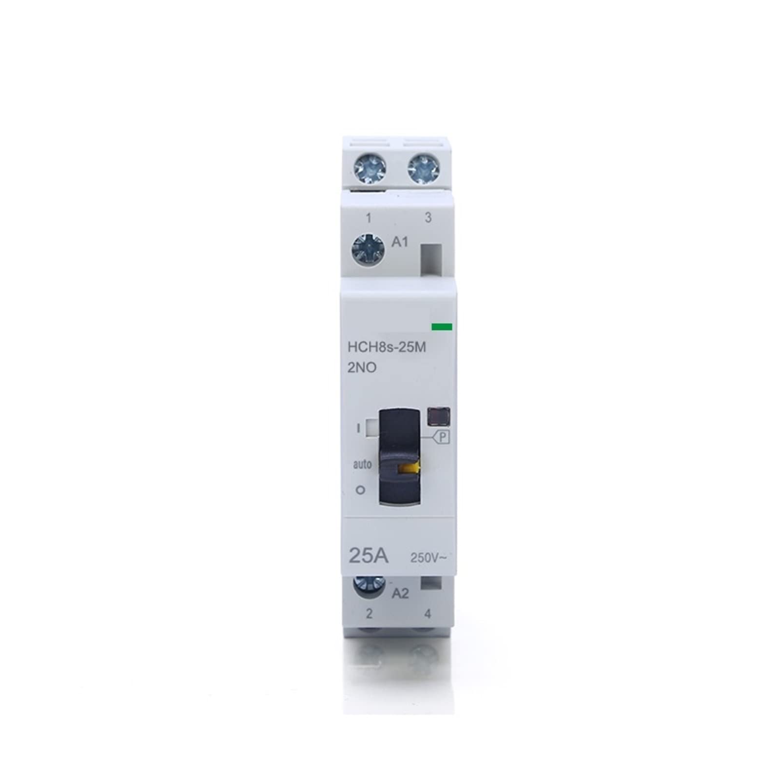Contacteur Modulaire AC 220V 25A 2P - Pour Rail Din, Maison Intelligente, Hôtel - Options 2NO, 1NO1NC, 2NC