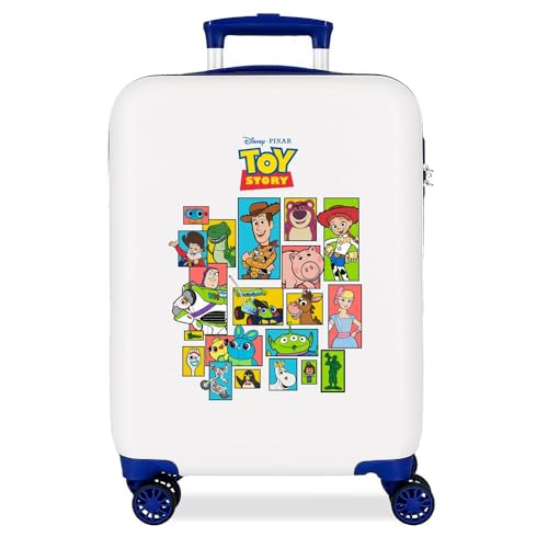Valise de cabine Toy Story Disney Joumma rigide blanche 55cm pour voyage