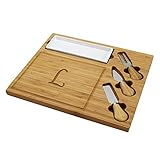 Picnic at Ascot Personalized Monogrammed Engraved Bamboo Cutting Board for Cheese & Charcuterie...