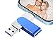 Produktbild 128GB USB Stick Kompatibel mit iPhone 4 zu 1 USB 3.0 Handy Photostick Speichererweiterung Kompatibel mit Laptop Tablet Mac Android (128G, Blue2)