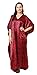 Up2date Fashion Women's Red Animal Print Caftan, One Size Kaftan, Style Caf-65