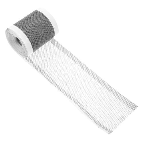 NUOBESTY 1 Rollo Parche de drenaje de piso anti-bloqueo colador Cubrir cabello ducha baño pegatina antibloqueo etiqueta engomada del desagüe del piso del inodoro poliéster