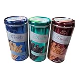 Monetta Luxury Creme Filled Wafers Rolls, Variety Pack with Vanilla, Cookies & Creme, and Chocolate Flavors, 10.5 oz, 3 Pack