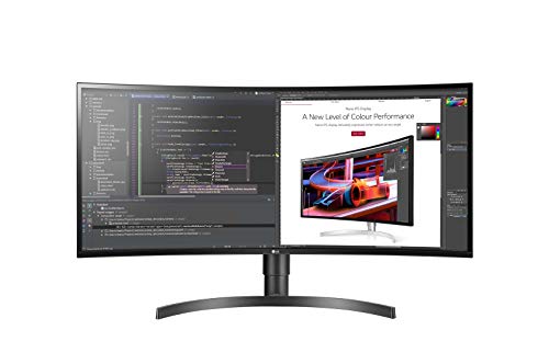 34WL85C Monitor 34" Quad HD Curvo UltraWide 21:9 LED IPS HDR 10, 3440 x 1440, Speaker Stereo, 1x Display Port, 2x HDMI, 2x USB 3.0, Uscita Audio, Multitasking, Altezza Regolabile, Nero - Monitor - Immagine 2