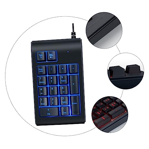 Clavier numérique mécanique compact RVB avec structure filaire haute précision